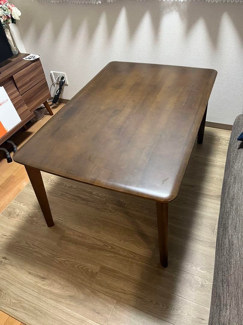 座間市相模が丘現地引取 ニトリ ダイニングテーブル 130×80×高さ70
