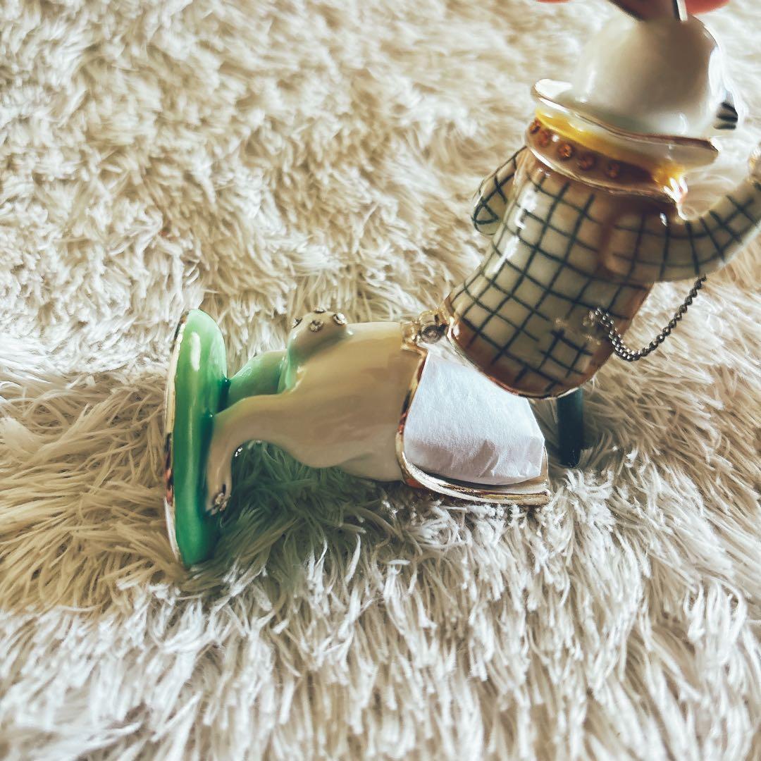 デコピン様リクエスト品】不思議の国のアリス ホワイトラビット 時計うさぎ ジュエ