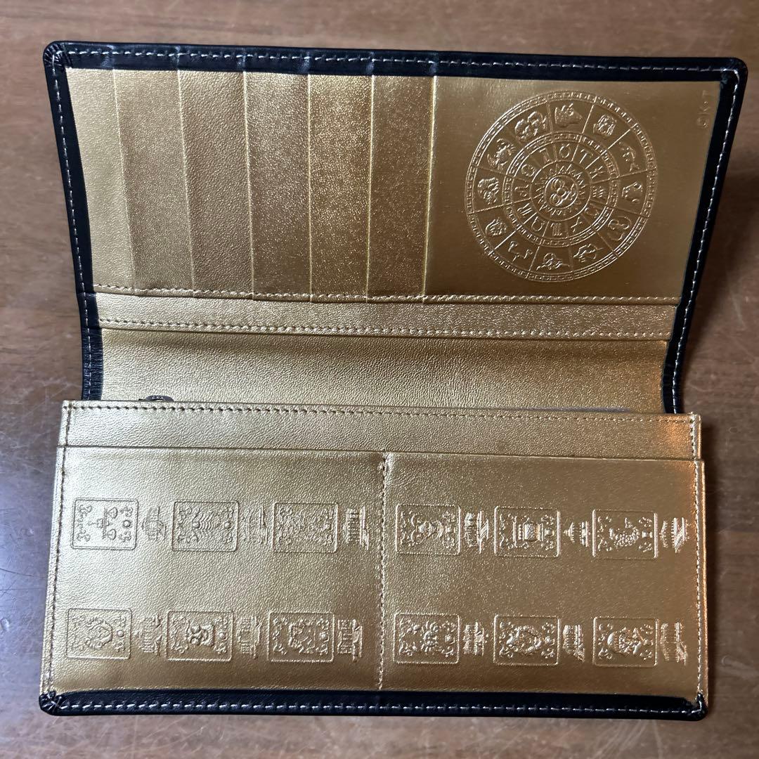 聖闘士星矢　黄金十二宮 ブラック ゴールド 長財布(予約限定品)