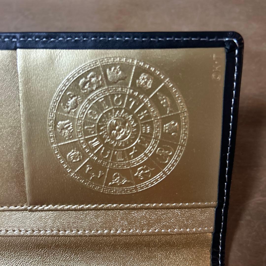 聖闘士星矢　黄金十二宮 ブラック ゴールド 長財布(予約限定品)