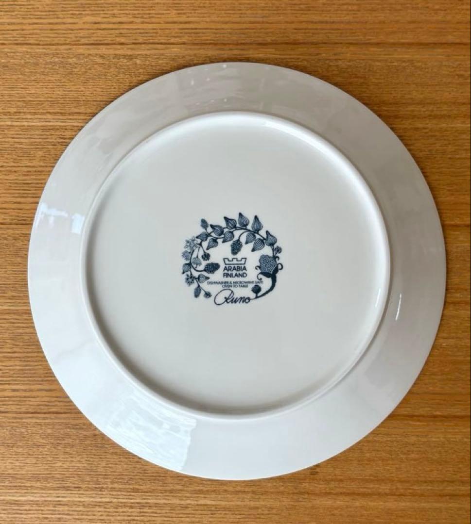 ARABIA/アラビア Runo/ルノ ウィンタースター 26cmプレート①