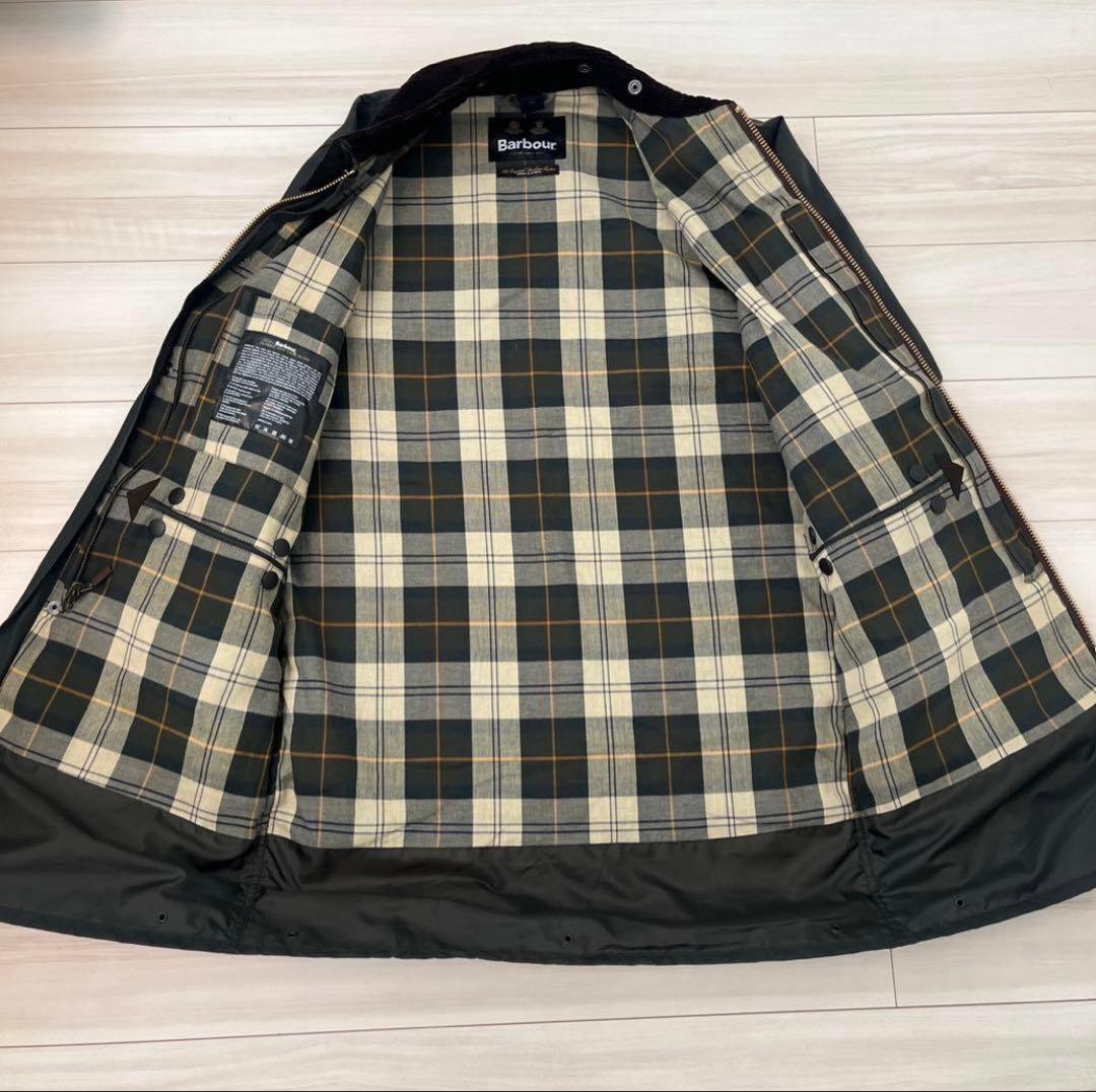 【美品】Barbour バブアー BORDER ボーダー 38 オイルド
