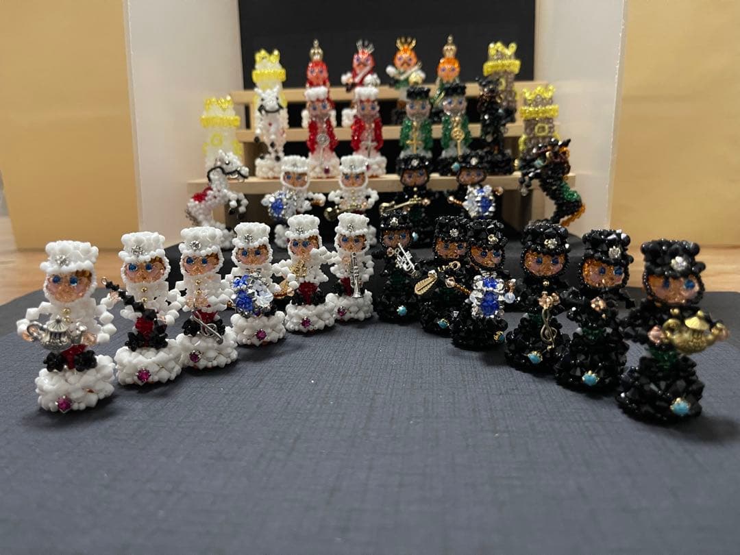 手作りビーズチェスセット