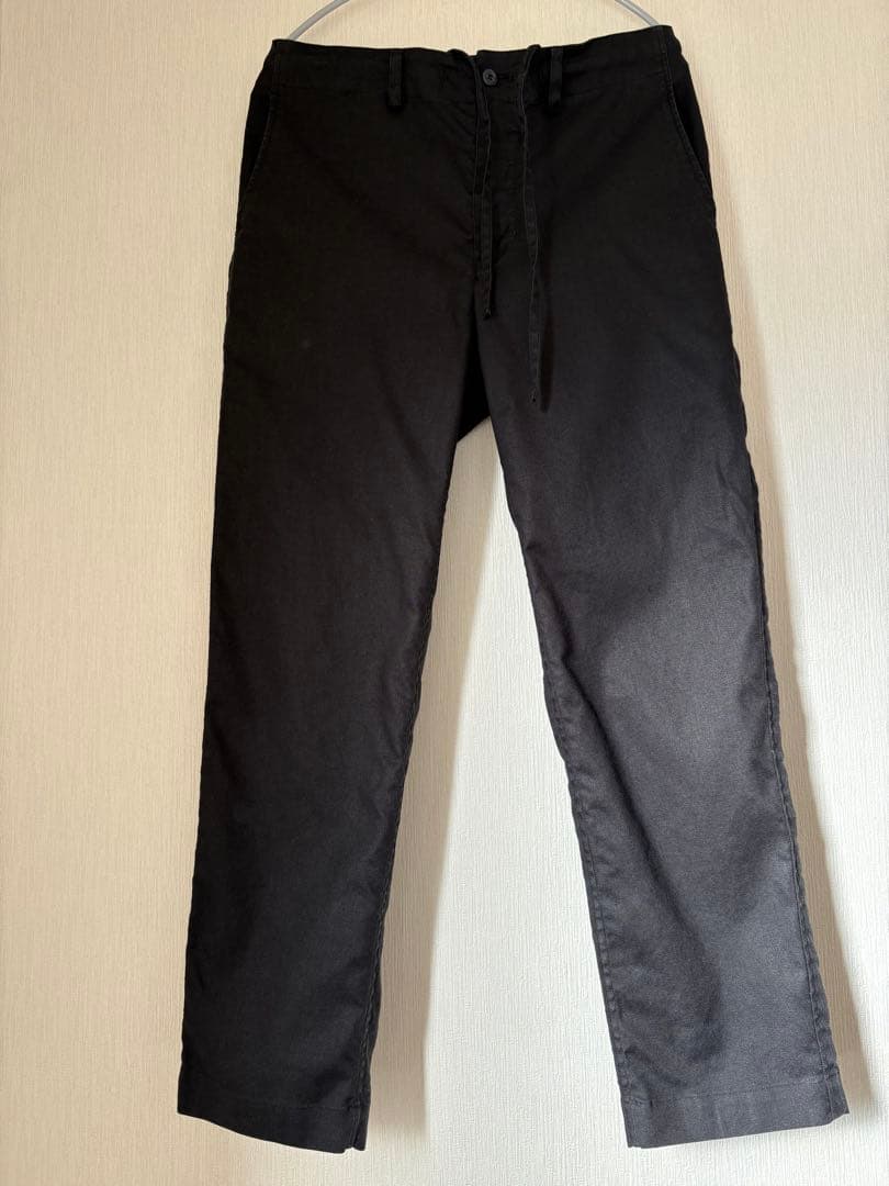 wafu リネンソロテックス　リラックスドレスパンツ Ｌサイズ