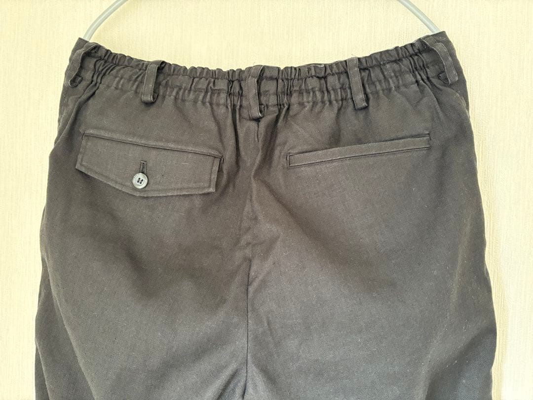 wafu リネンソロテックス　リラックスドレスパンツ Ｌサイズ