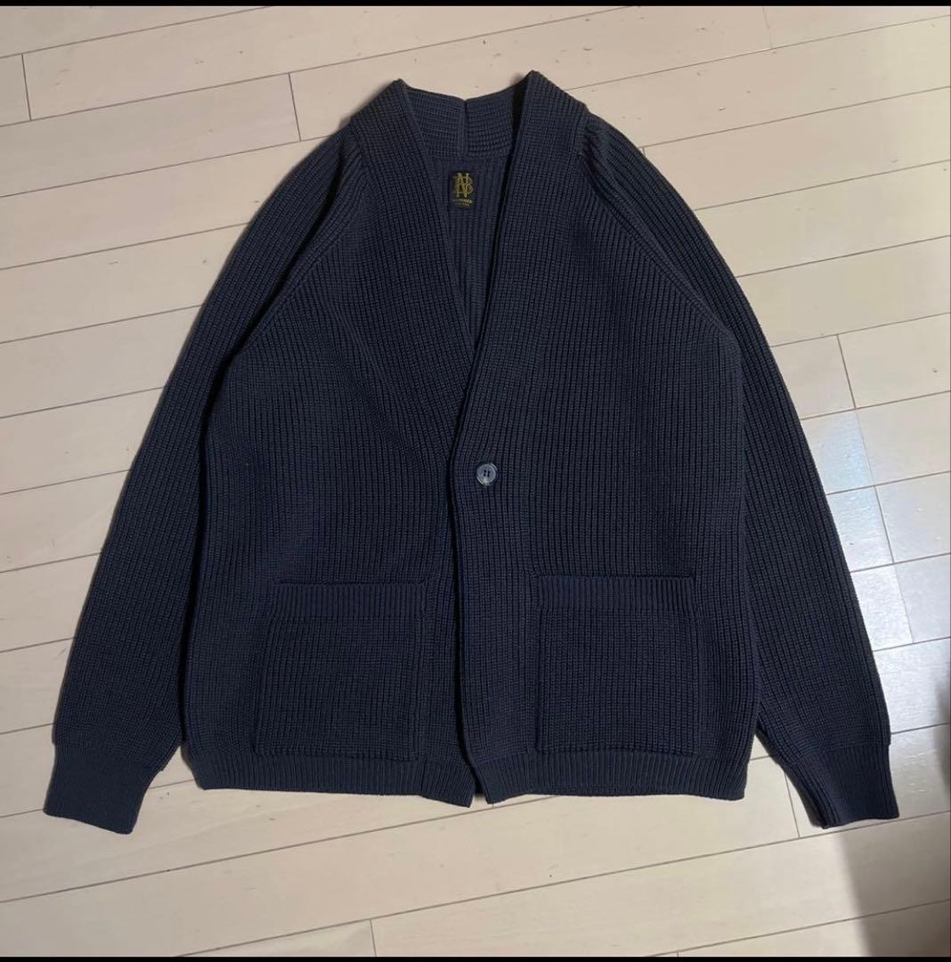 ＜BATONER（バトナー）＞ １ボタン ショール カーディガン