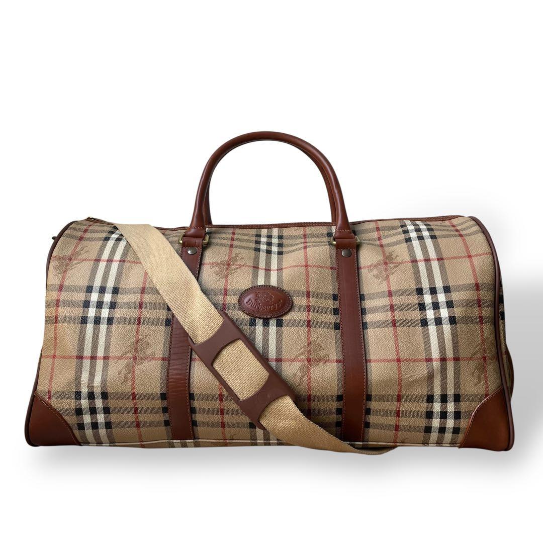 バッグ Burberrys Nova Check Boston Bag