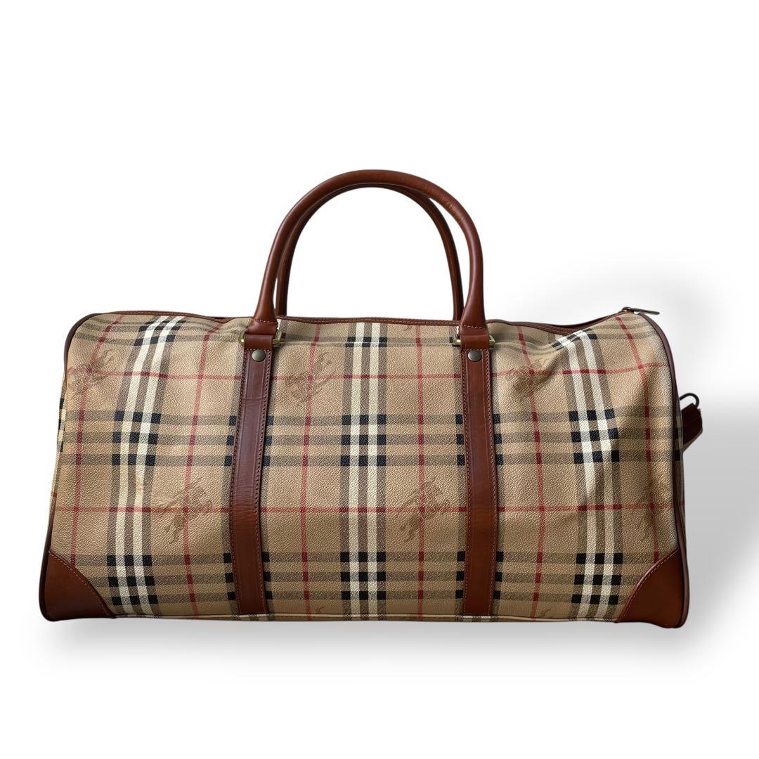 バッグ Burberrys Nova Check Boston Bag