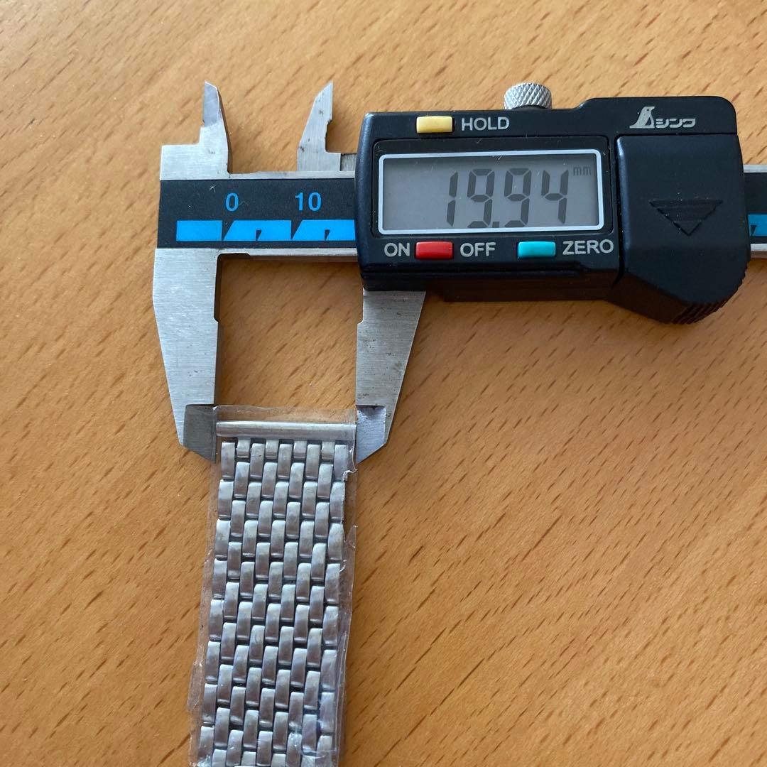 【未使用】Mr Beads 20mm 9連ライスブレス ステンレスバンド