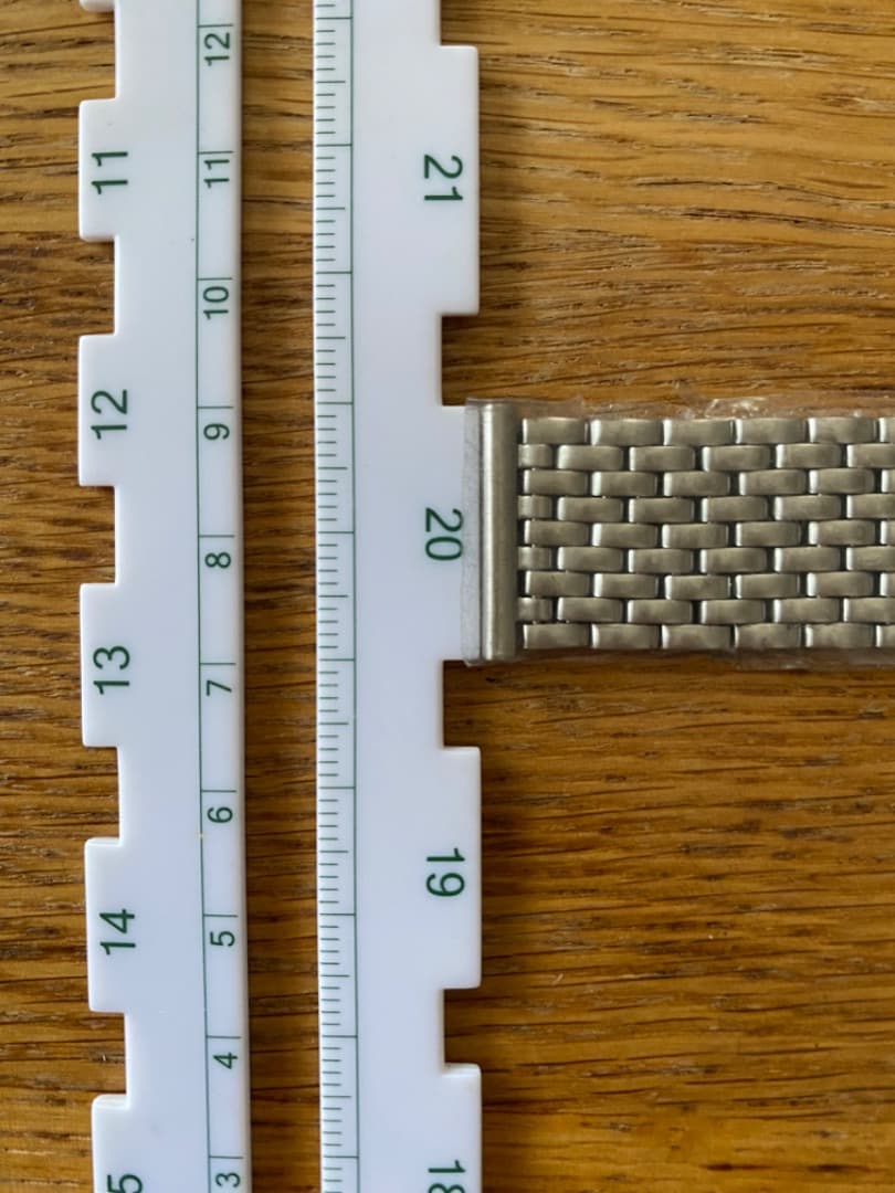 【未使用】Mr Beads 20mm 9連ライスブレス ステンレスバンド