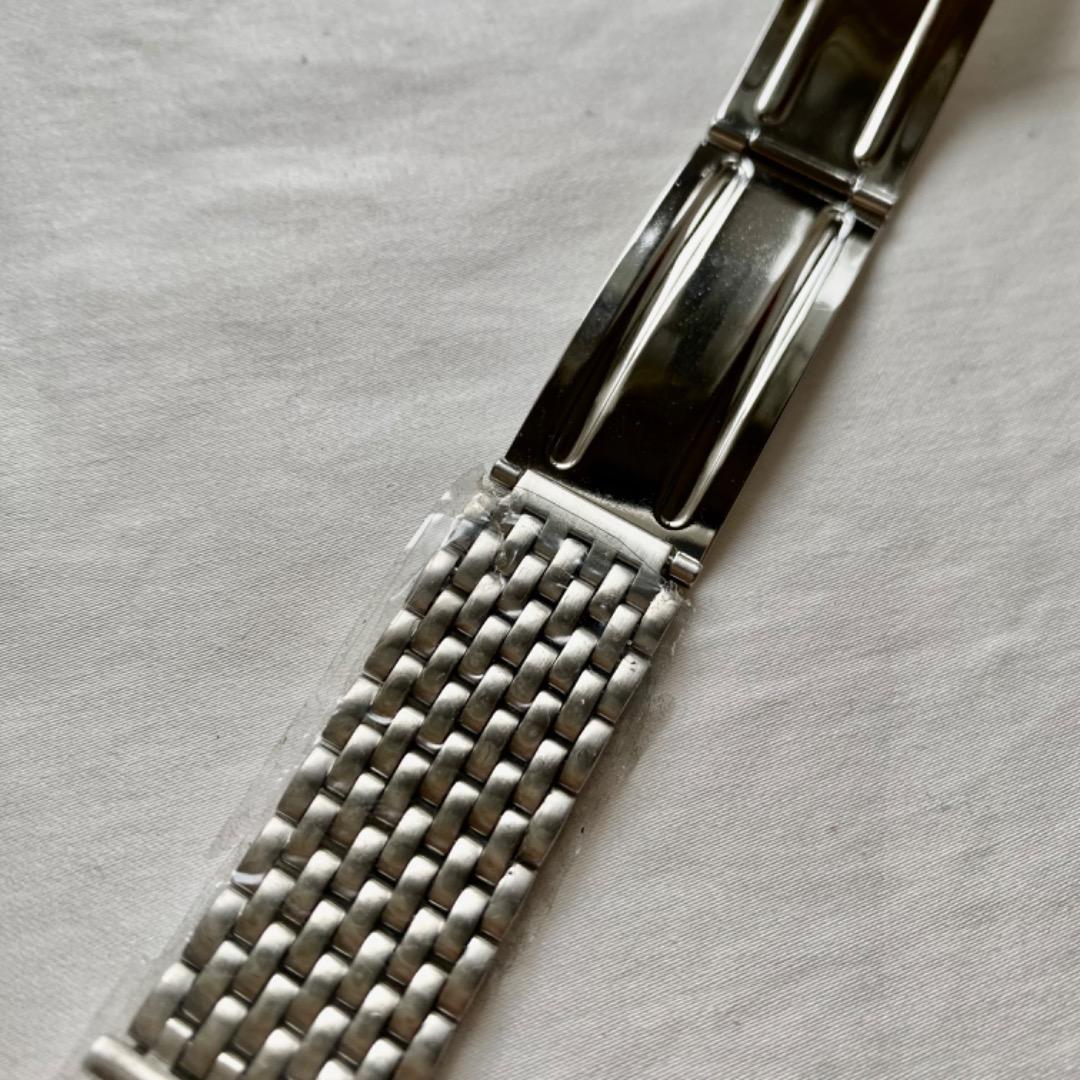 【未使用】Mr Beads 20mm 9連ライスブレス ステンレスバンド