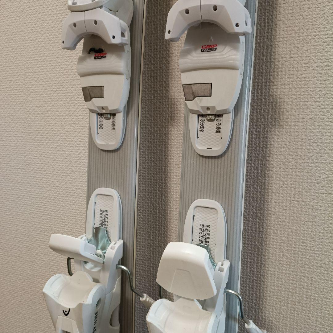 HEAD PUREJOY スキー板 シルバー 148cm　レディース