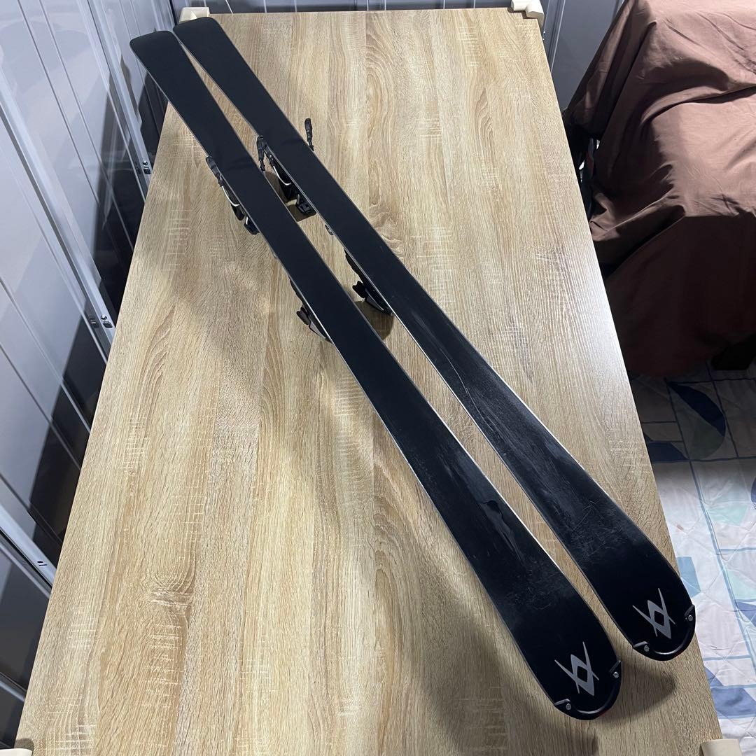 VOLKL163cm ROSSIGNOL27.5cmストック120cmフルセット