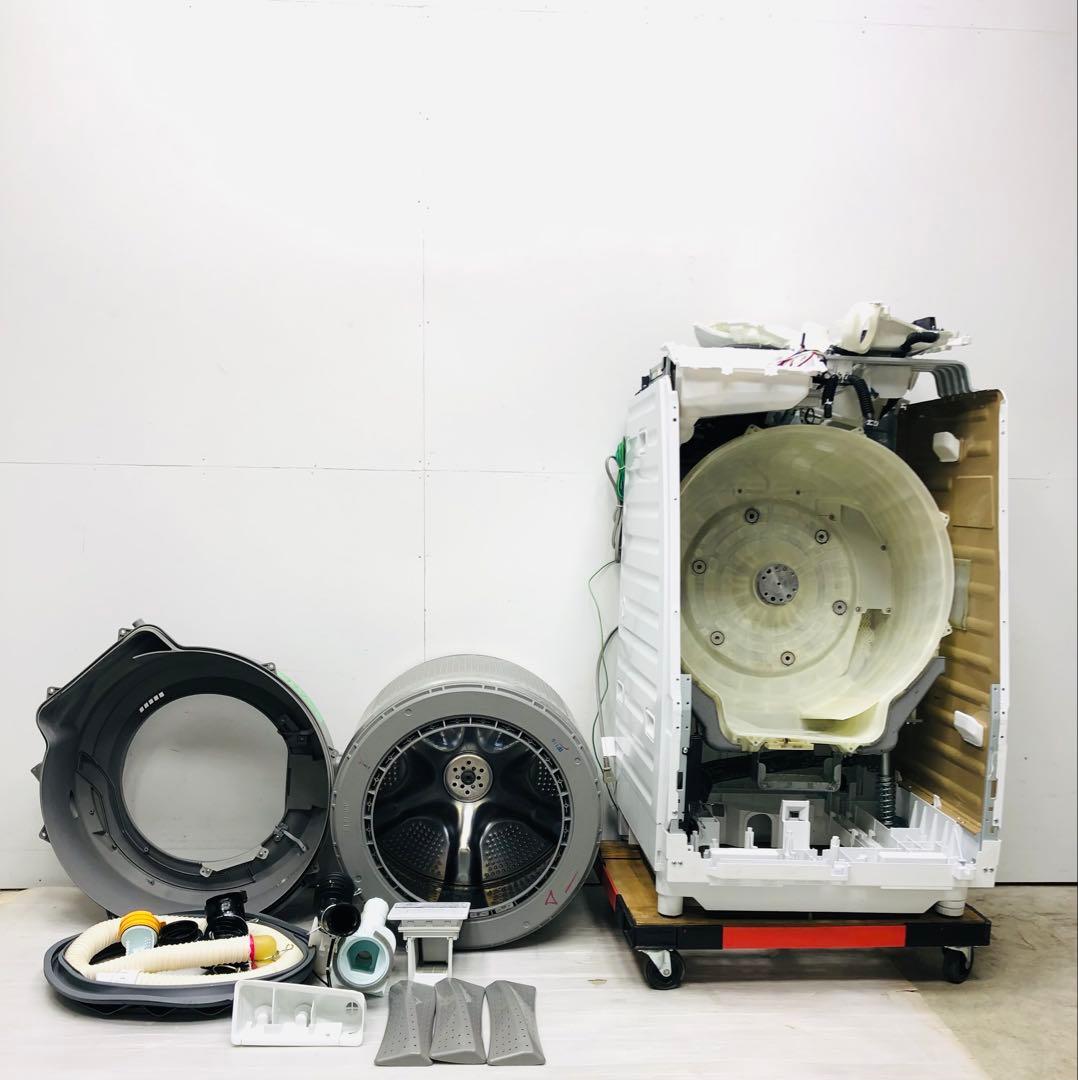 20年製 美品 日立 風アイロン ドラム式洗濯乾燥機BD-SG100FL