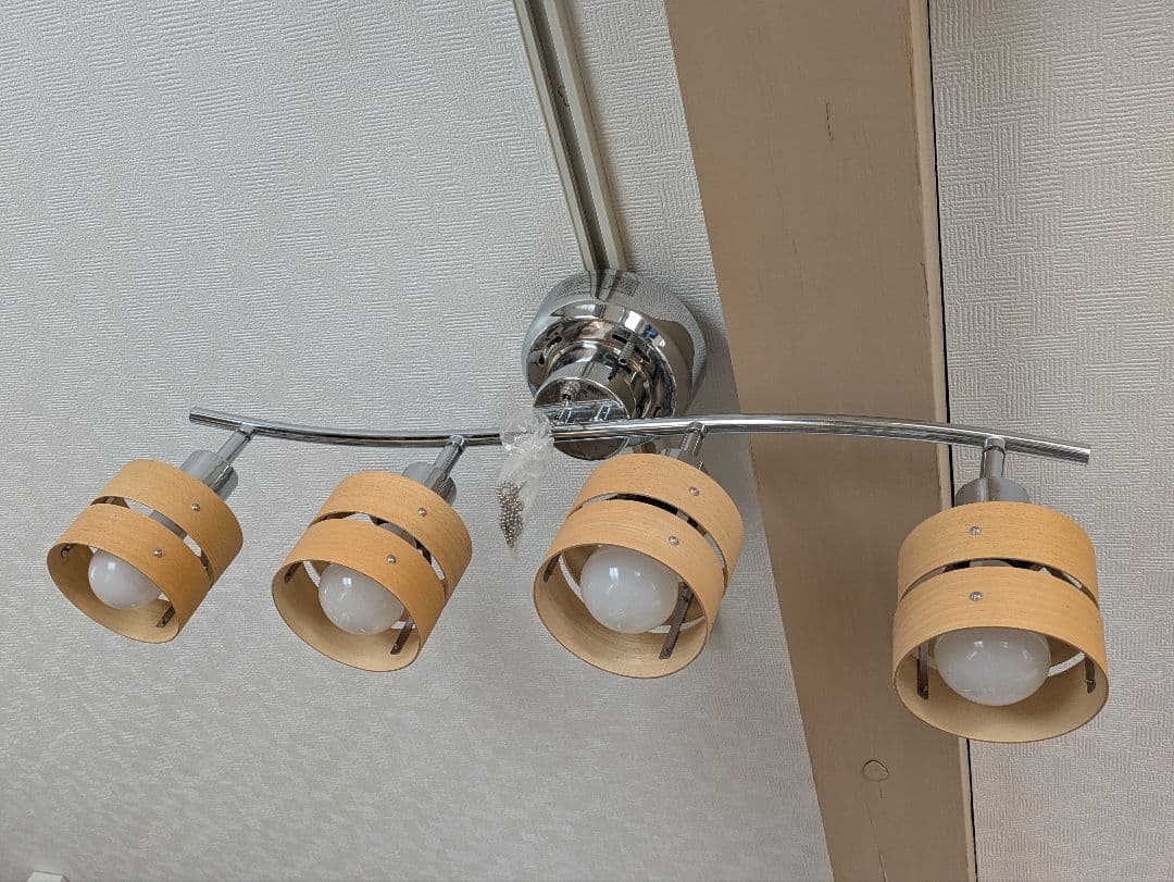 日昇 スポットシーリングライト4灯 BBS-049C 3個＋BBS-113 1個