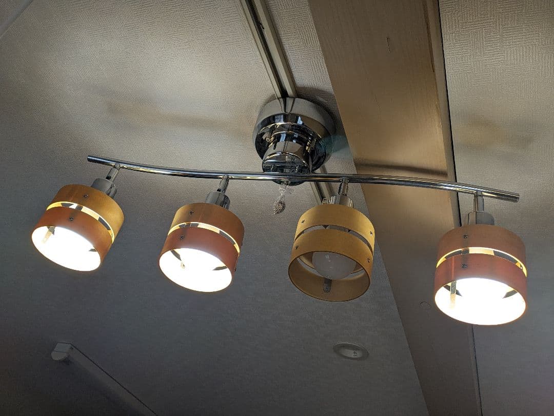 日昇 スポットシーリングライト4灯 BBS-049C 3個＋BBS-113 1個