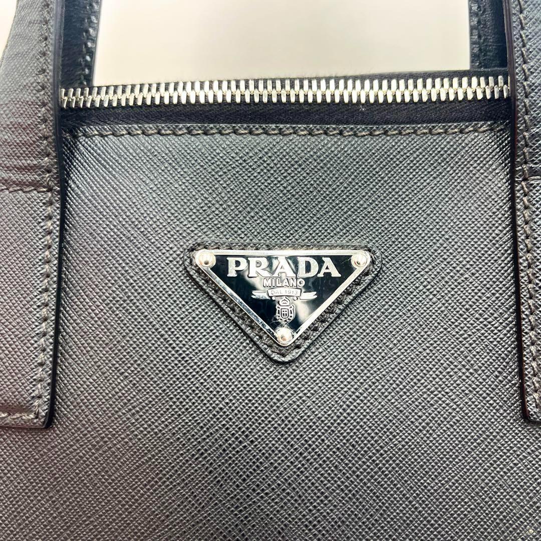 【現行/定価53万】プラダ トートバッグ ビジネスバッグ サフィアーノレザー 黒