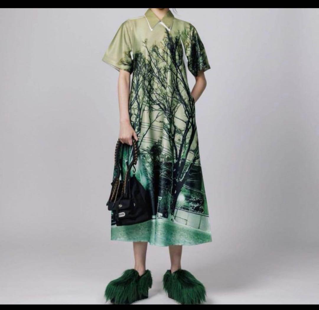 NONTOKYO✨landscape print one piece