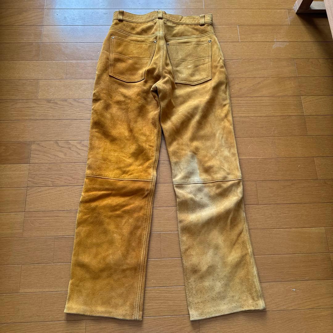 鹿皮ディア革ボトムツインズアコースティック　アメリカ製ロストワールド工場製　革柔