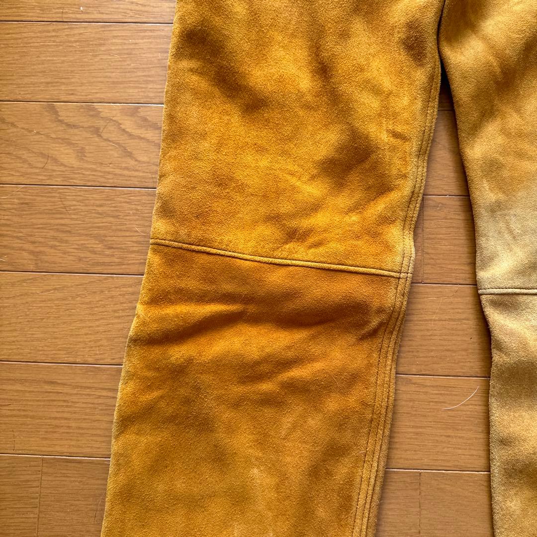 鹿皮ディア革ボトムツインズアコースティック　アメリカ製ロストワールド工場製　革柔