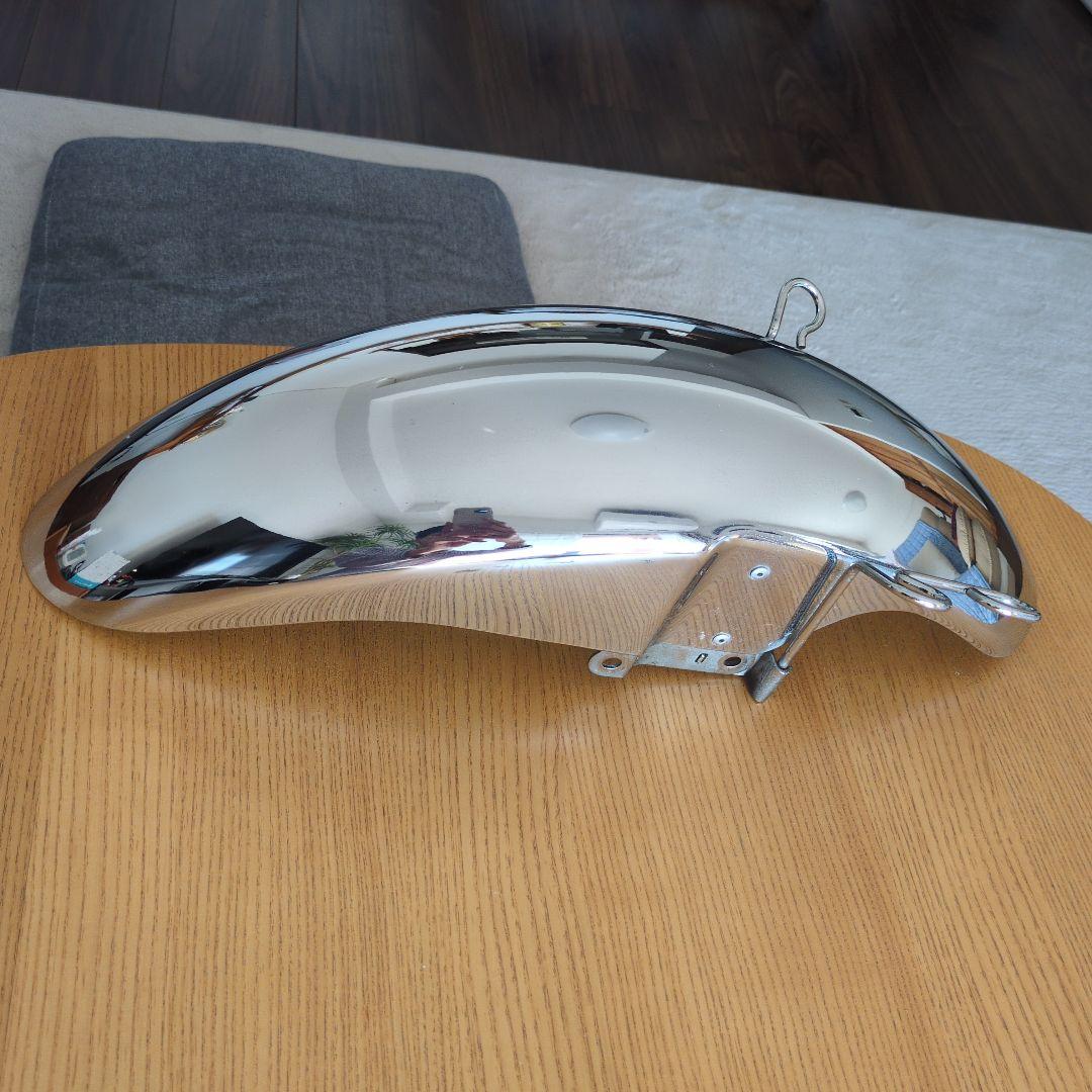 ゼファーΧ純正メッキフロントフェンダー