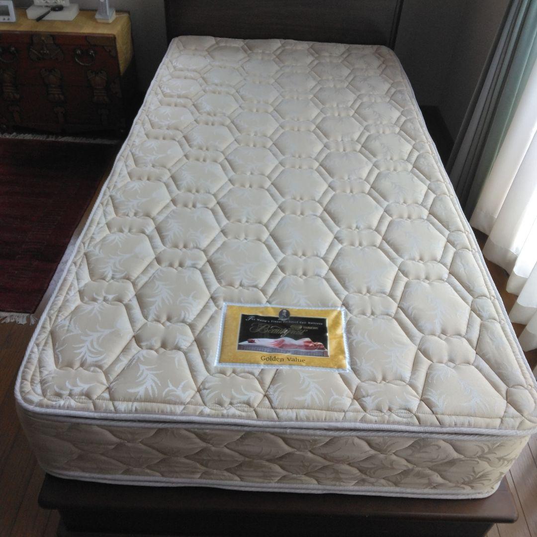専用　シモンズビューティレストマットレスゴールデンバリューピロートップ　シングル