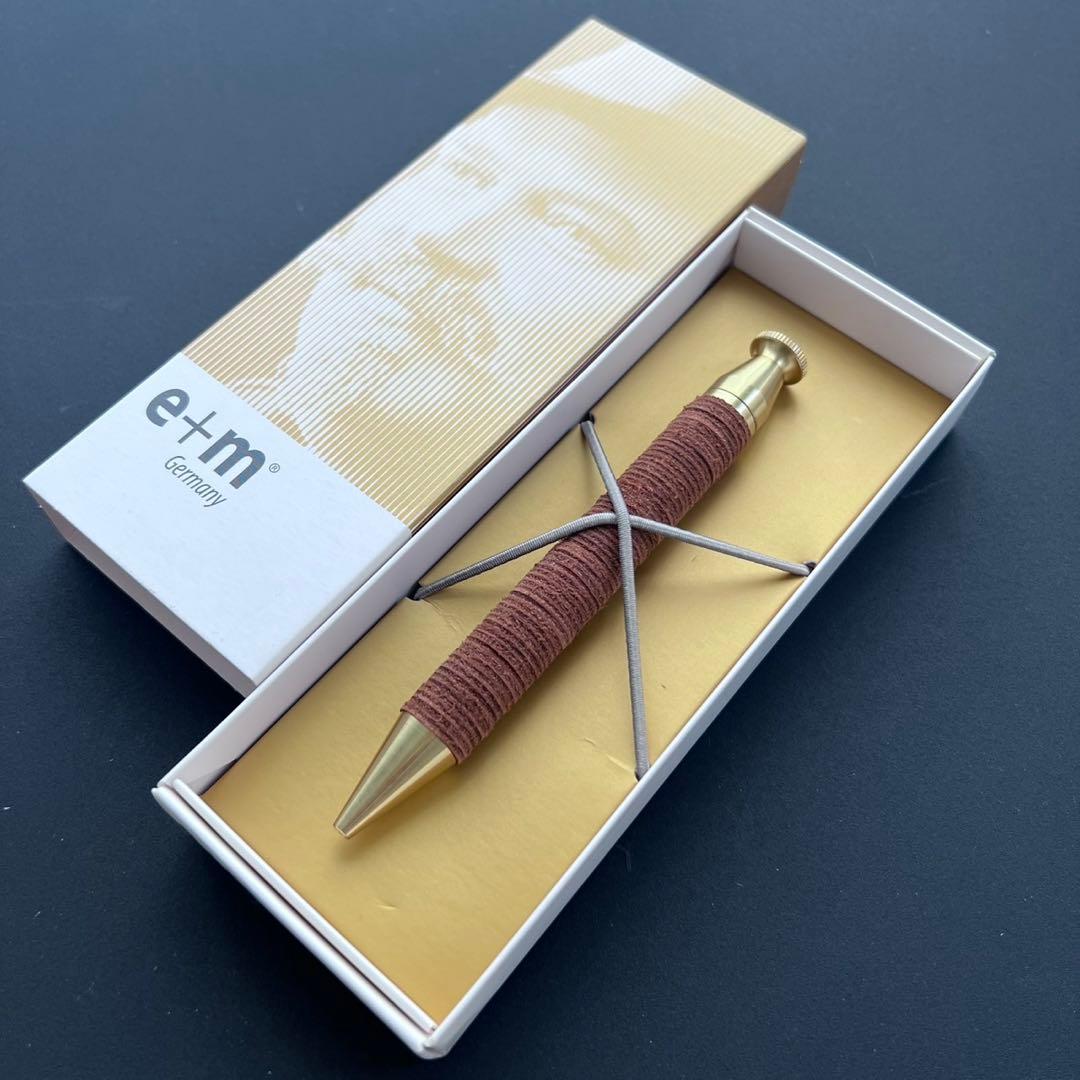 e+m イープラスエム king cuio ボールペン ライトオーク f