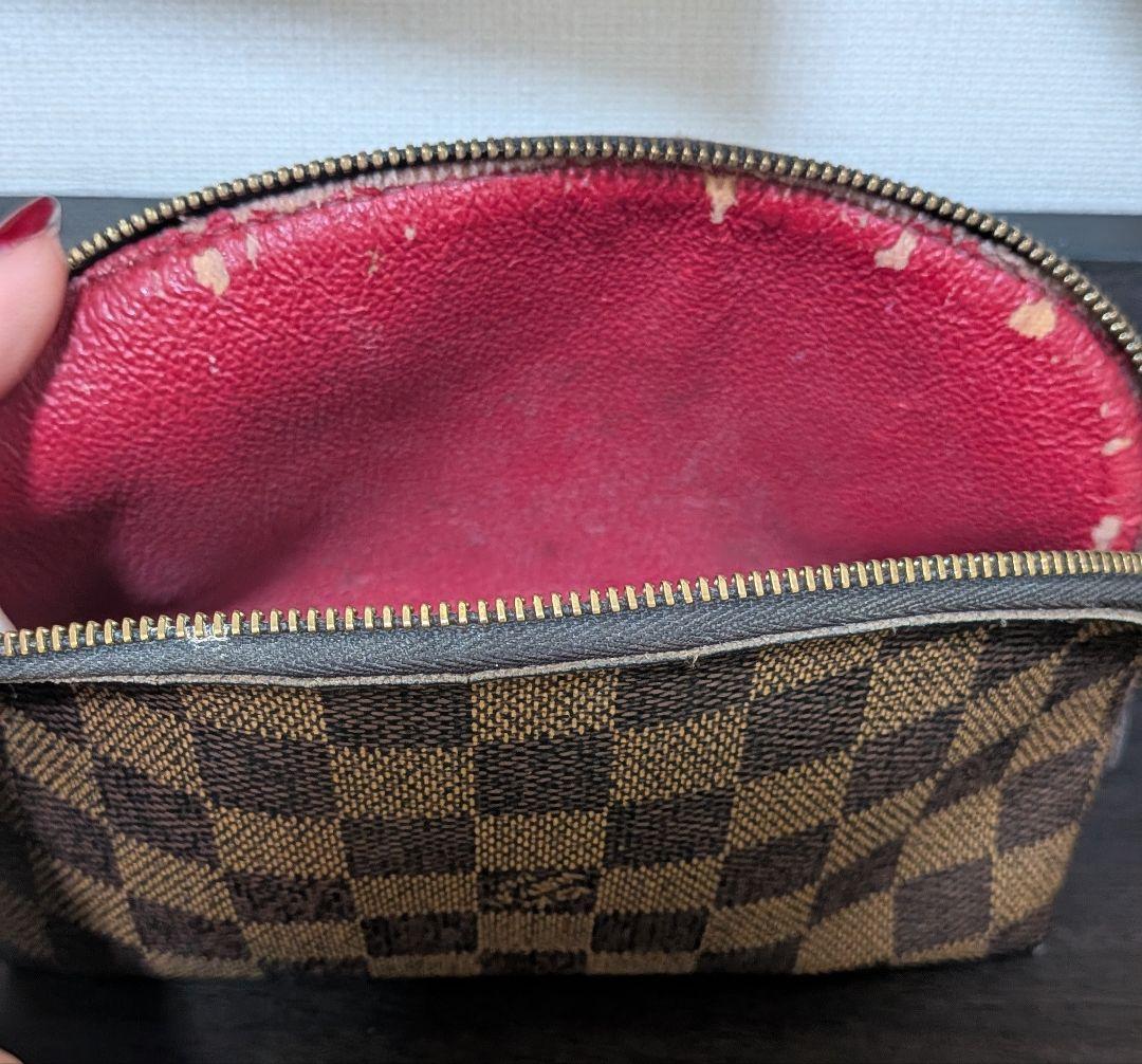 【LOUISVUITTON】ダミエ ポシェット コスメティック PM 化粧ポーチ