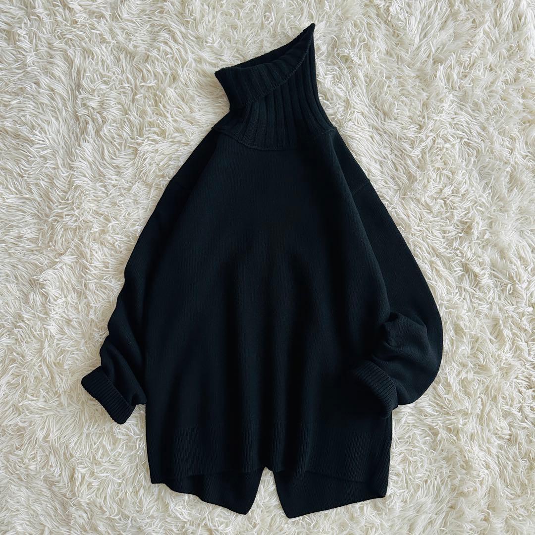 【極美品✨】Deuxieme Classe JADEタートルニット ブラック