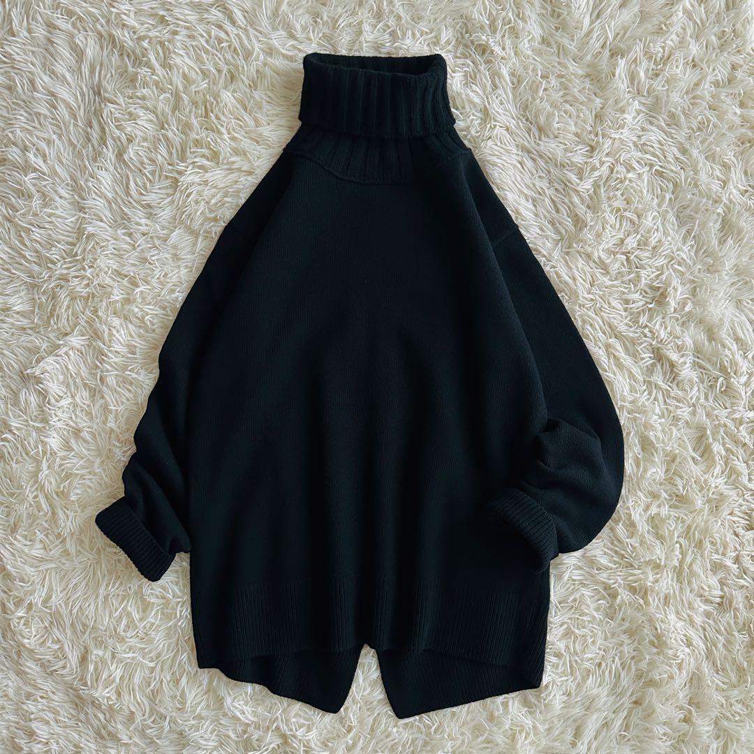 【極美品✨】Deuxieme Classe JADEタートルニット ブラック