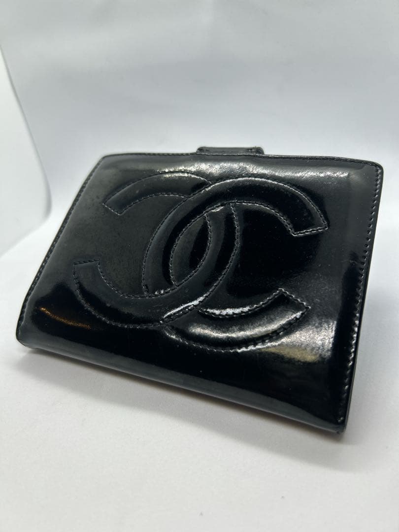 CHANEL シャネル ココマーク コンパクトウォレット　折り財布/715