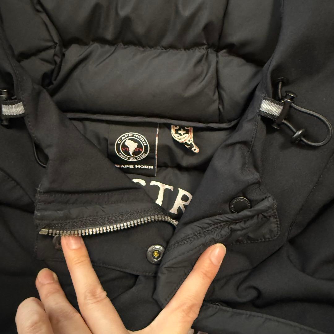 【極美品】42サイズ ケープホーン CASABLANCA ダウンコート 黒