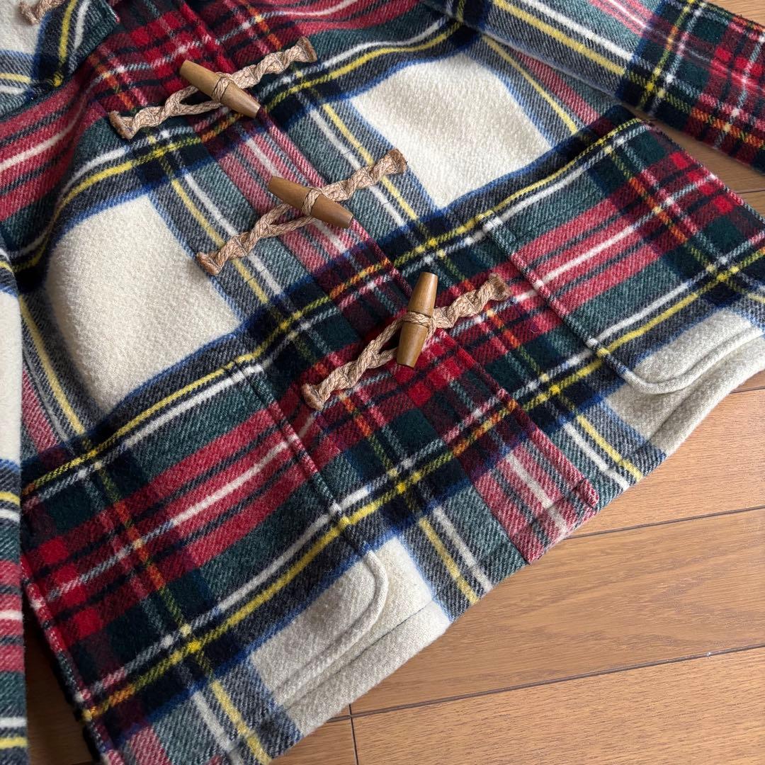 POLO RALPH LAUREN ダッフルコート タータンチェック ショート丈