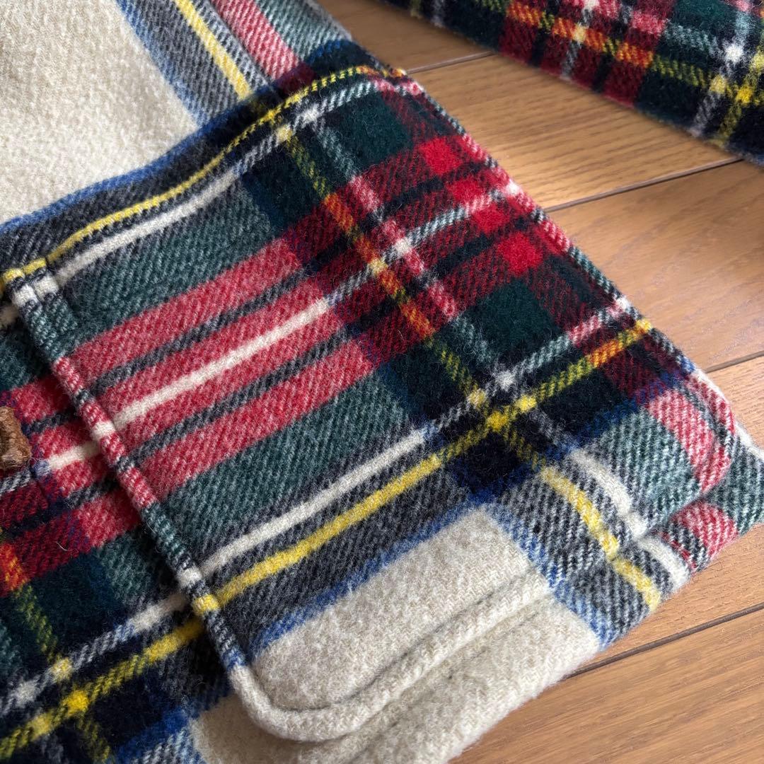 POLO RALPH LAUREN ダッフルコート タータンチェック ショート丈