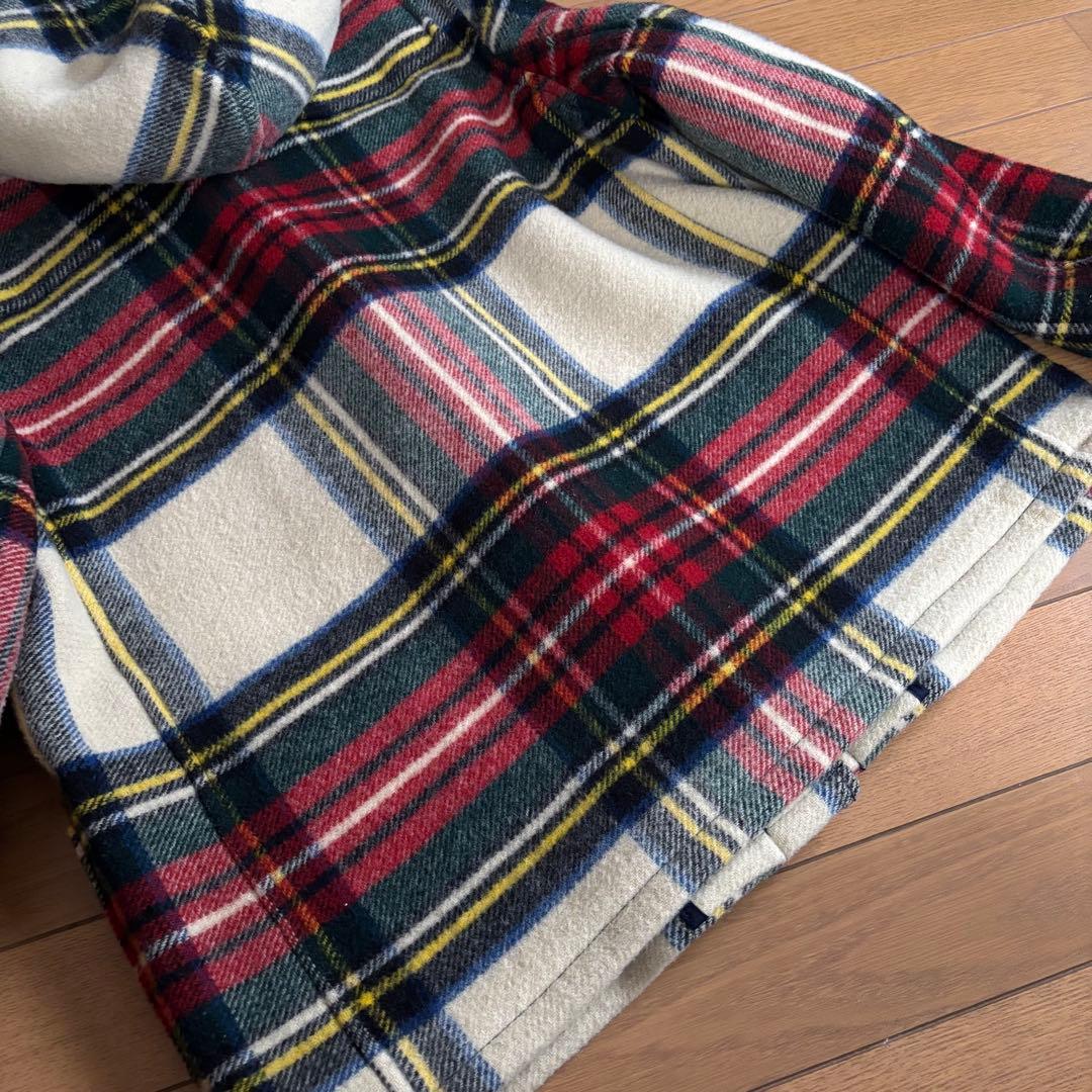 POLO RALPH LAUREN ダッフルコート タータンチェック ショート丈