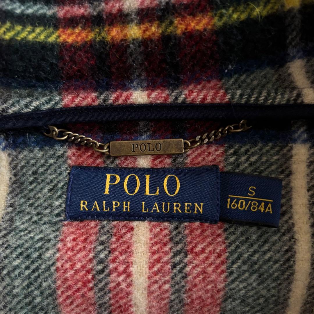 POLO RALPH LAUREN ダッフルコート タータンチェック ショート丈