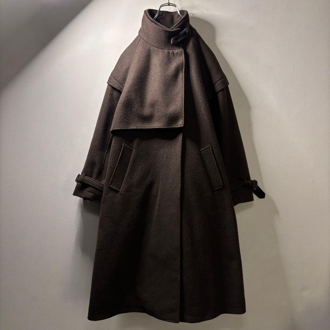 オーバーサイズ 軍隊 ARMY ミリタリー チェスターコート スタンドカラー