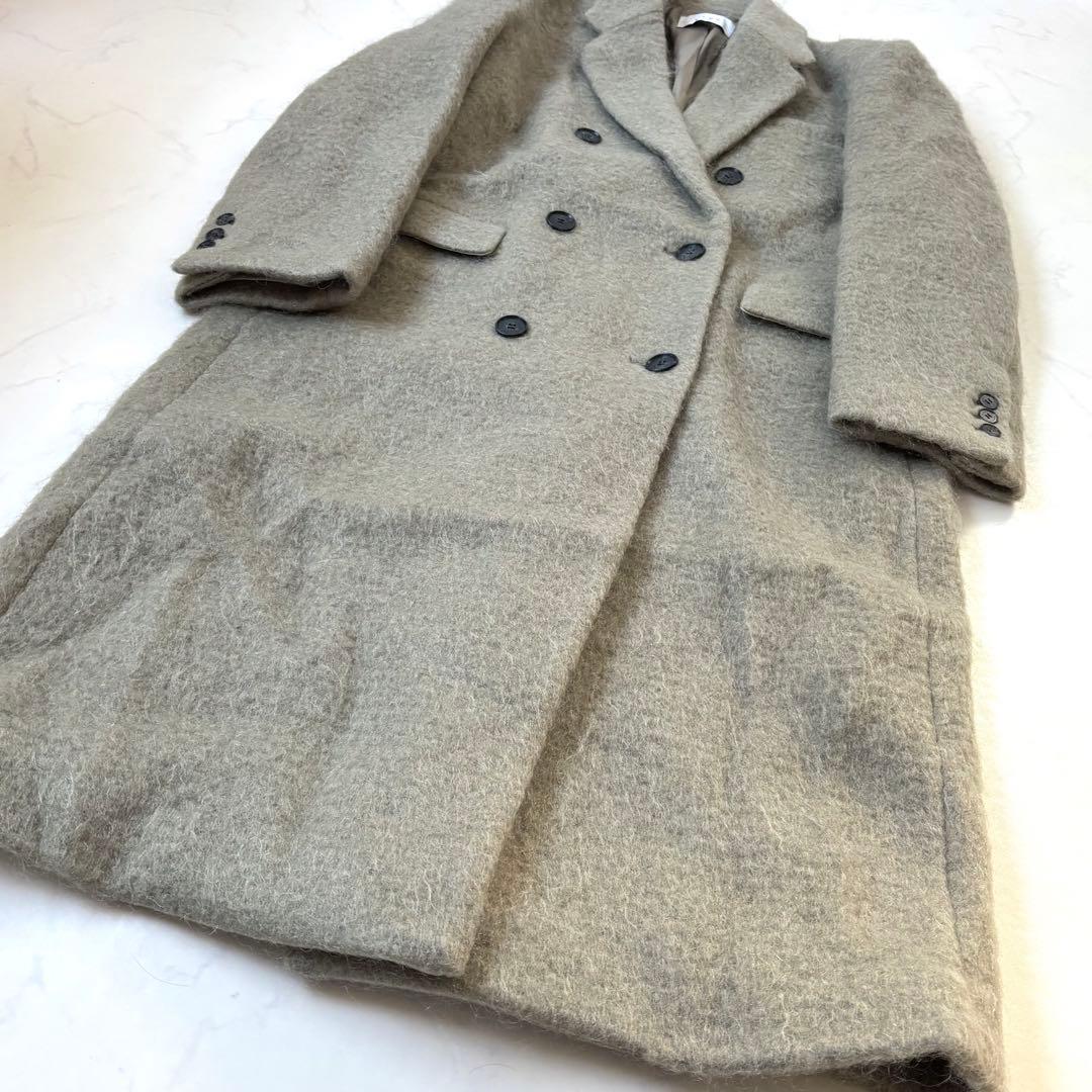 【極美品 近年】エトレトウキョウ ウールシャギーチェスターコート 定価5.1万
