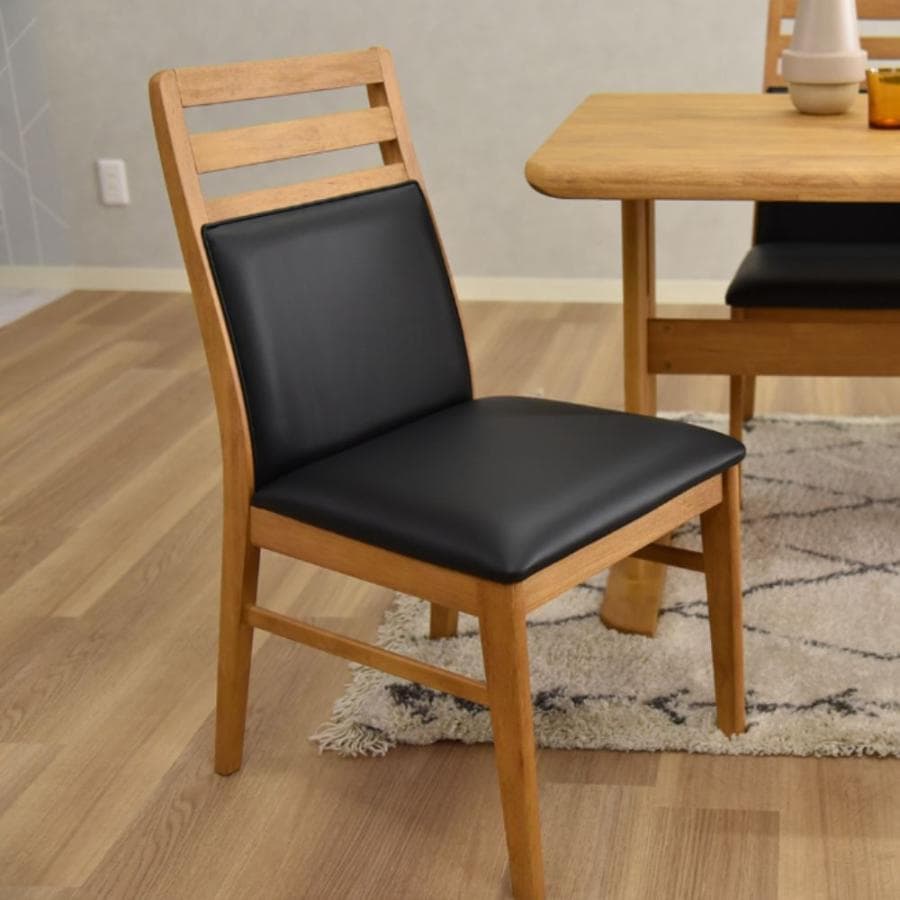 CD DC CB 6脚　ダイニングチェア　ダークブラウン＊ブラック