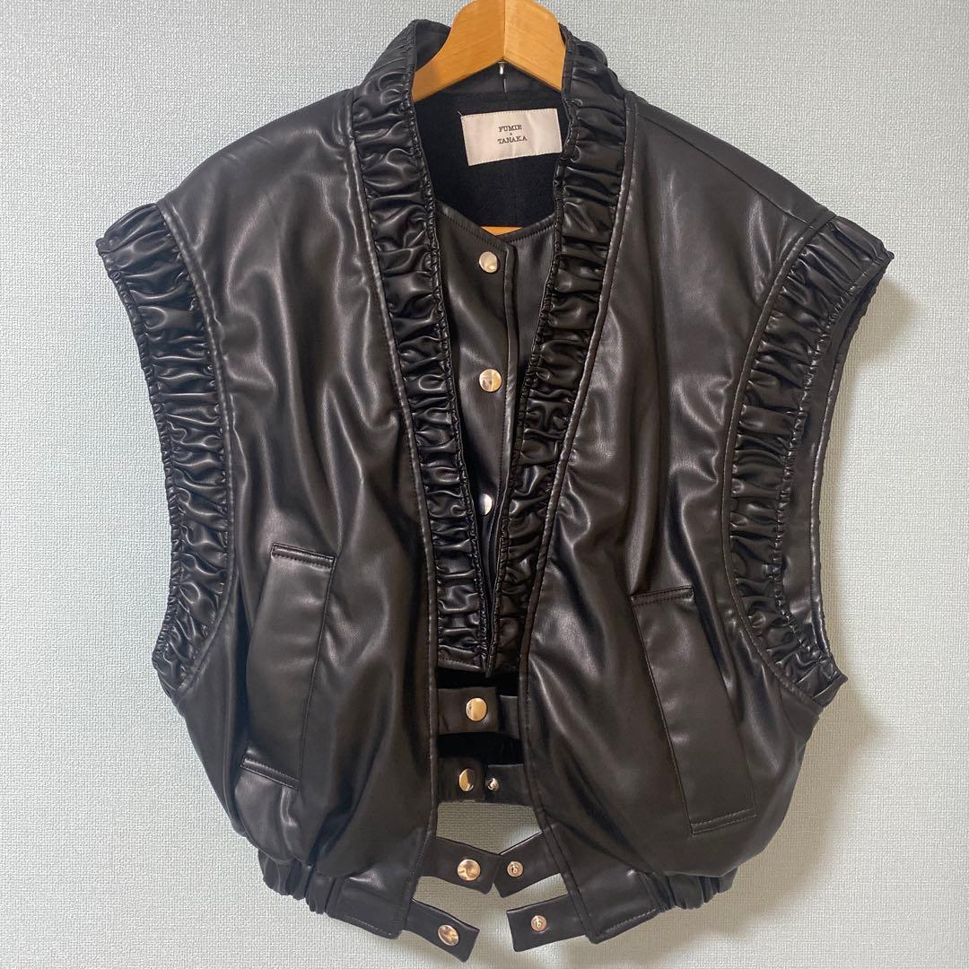 フミエタナカ　fumietanaka ギャザーベスト