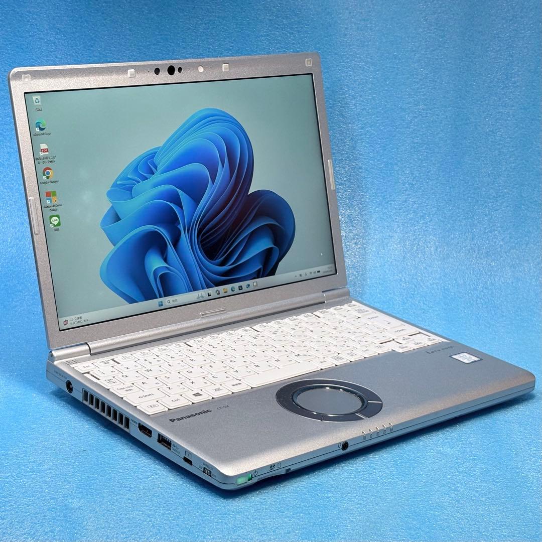 【軽量907g✨バッテリー良好】ノートパソコン レッツノート、初心者マニュアル付