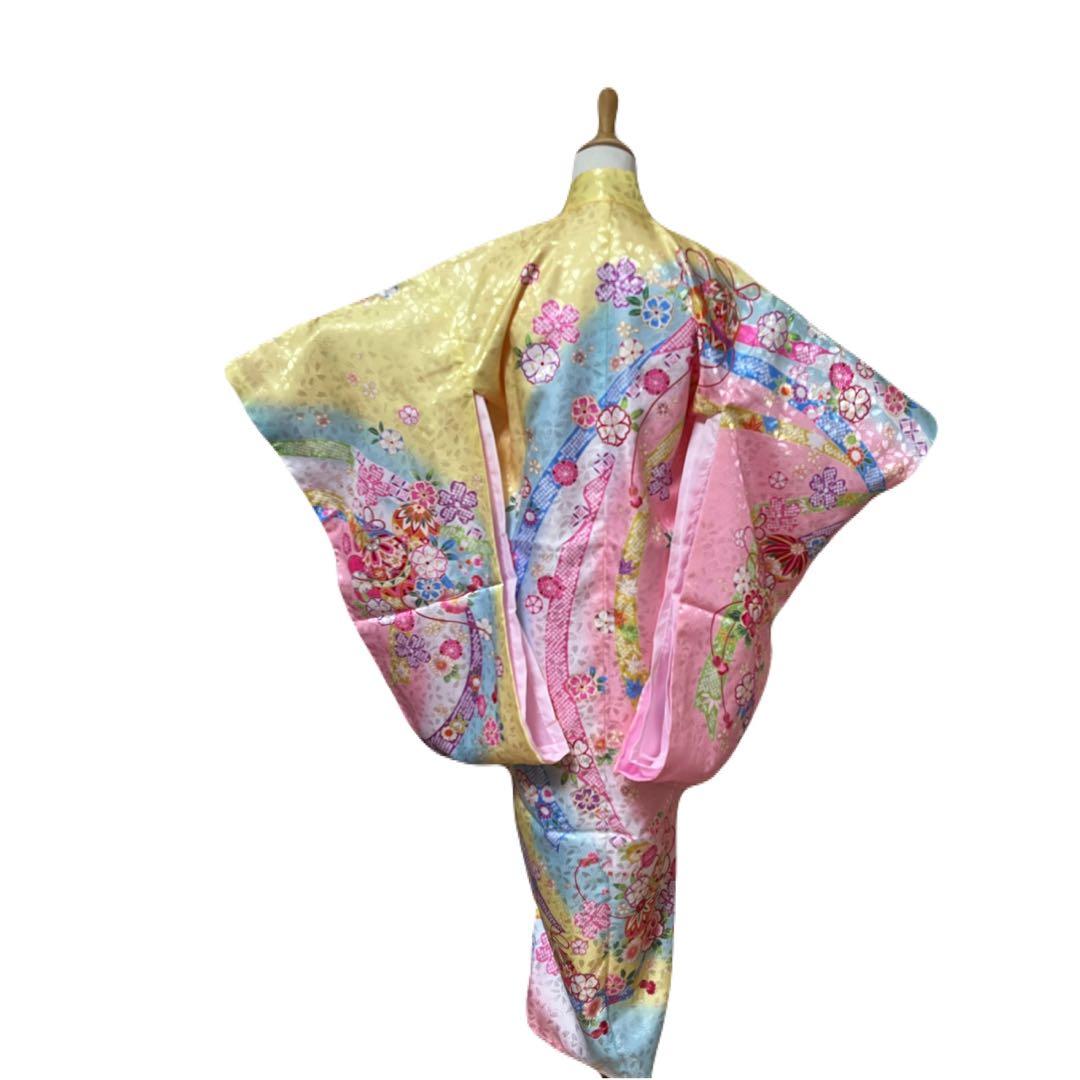 七五三　7才　卒園　女の子七才着物