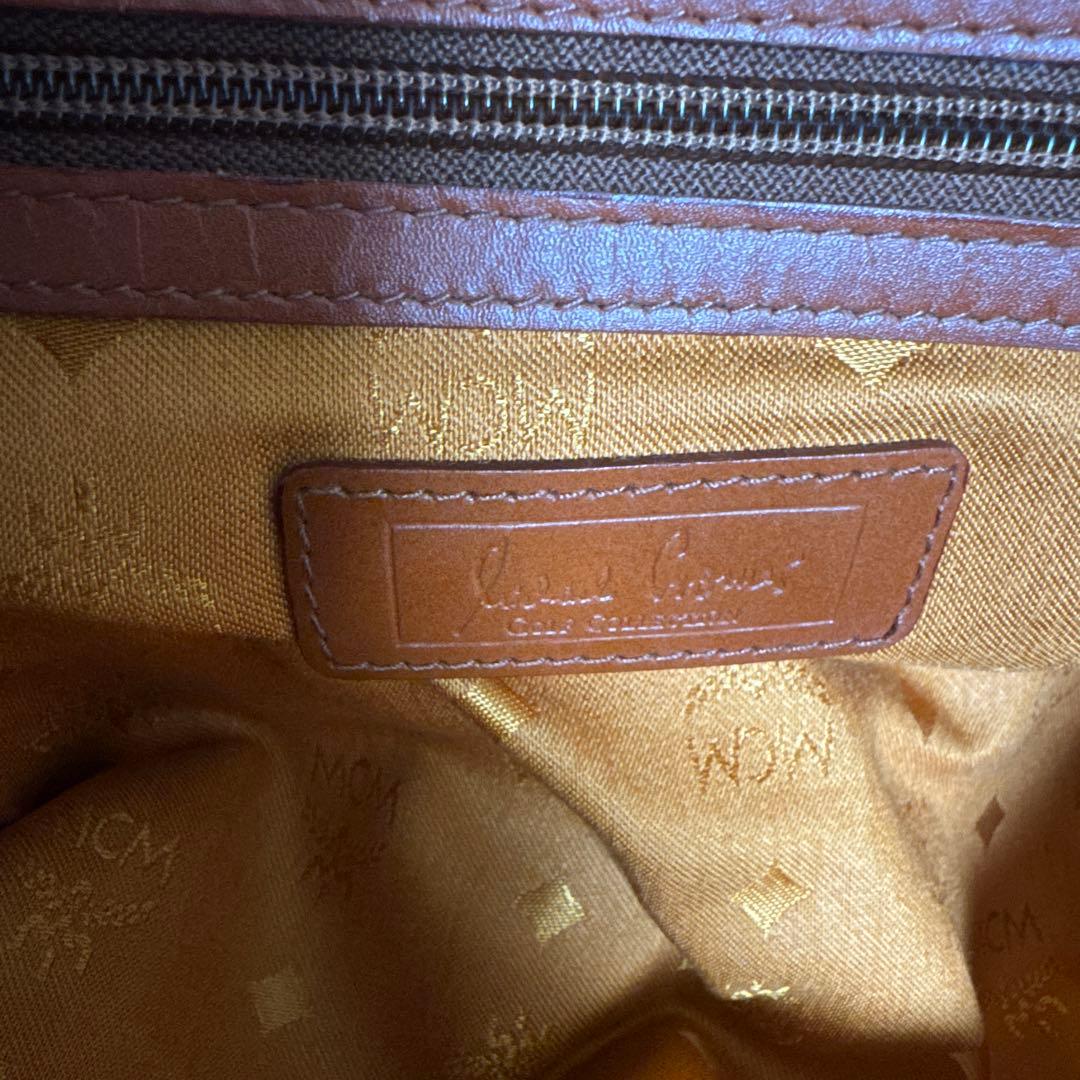 ブラウン ボストンバッグ 中型