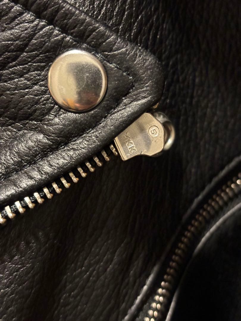 プランクプロジェクト　シープレザーライダースジャケット 38