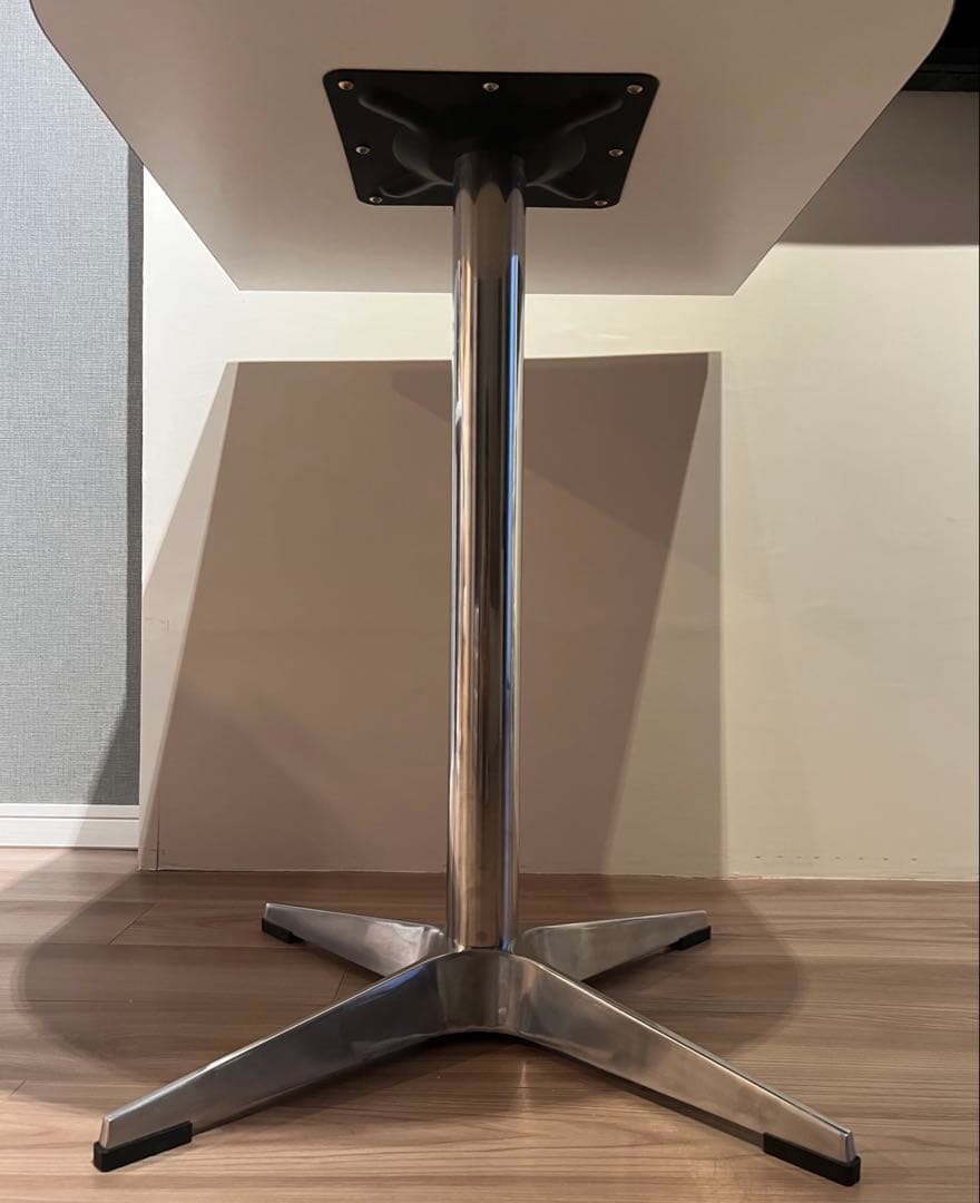 【韓国家具】 半楕円 ダイニングテーブル ホワイト