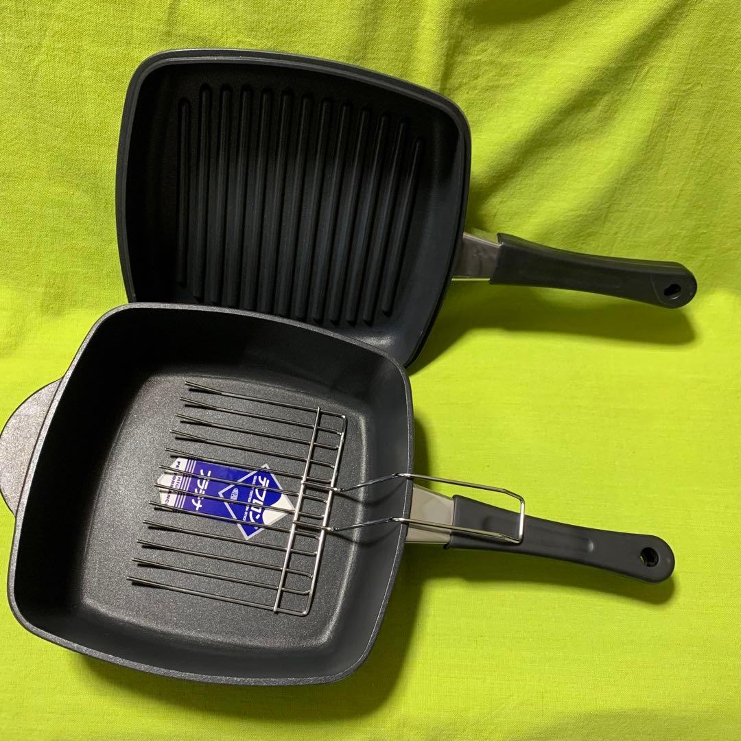 ⭕️ヒロタ　ツイングリラーDX&蓋、ザル、目皿セット