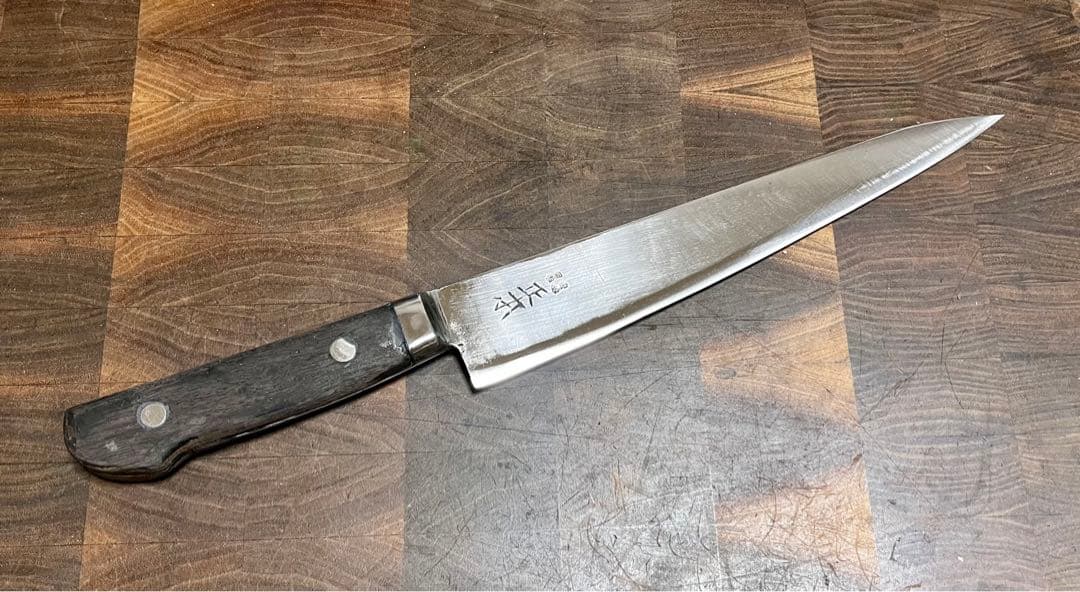 正本　切付　牛刀　225mm 7寸半　包丁　全鋼　洋包丁　最上