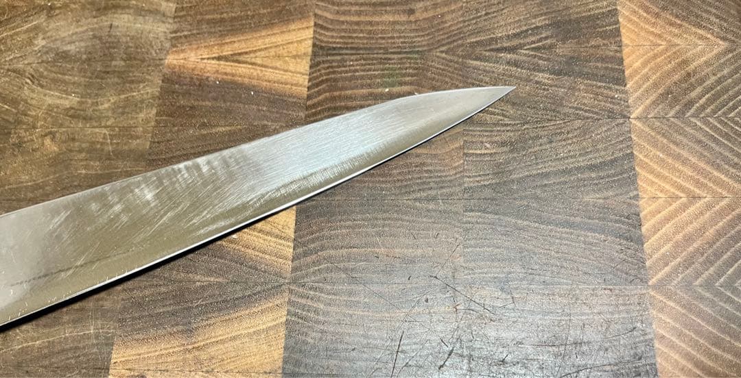 正本　切付　牛刀　225mm 7寸半　包丁　全鋼　洋包丁　最上