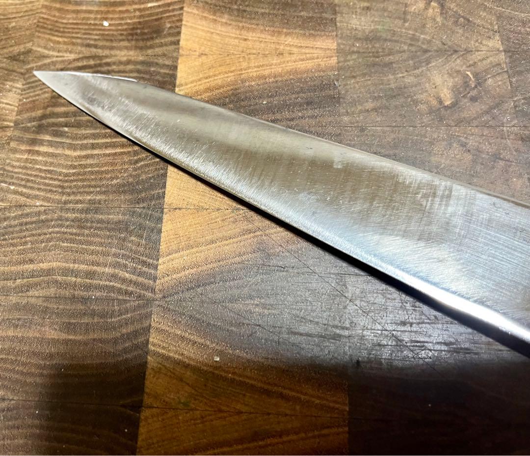 正本　切付　牛刀　225mm 7寸半　包丁　全鋼　洋包丁　最上