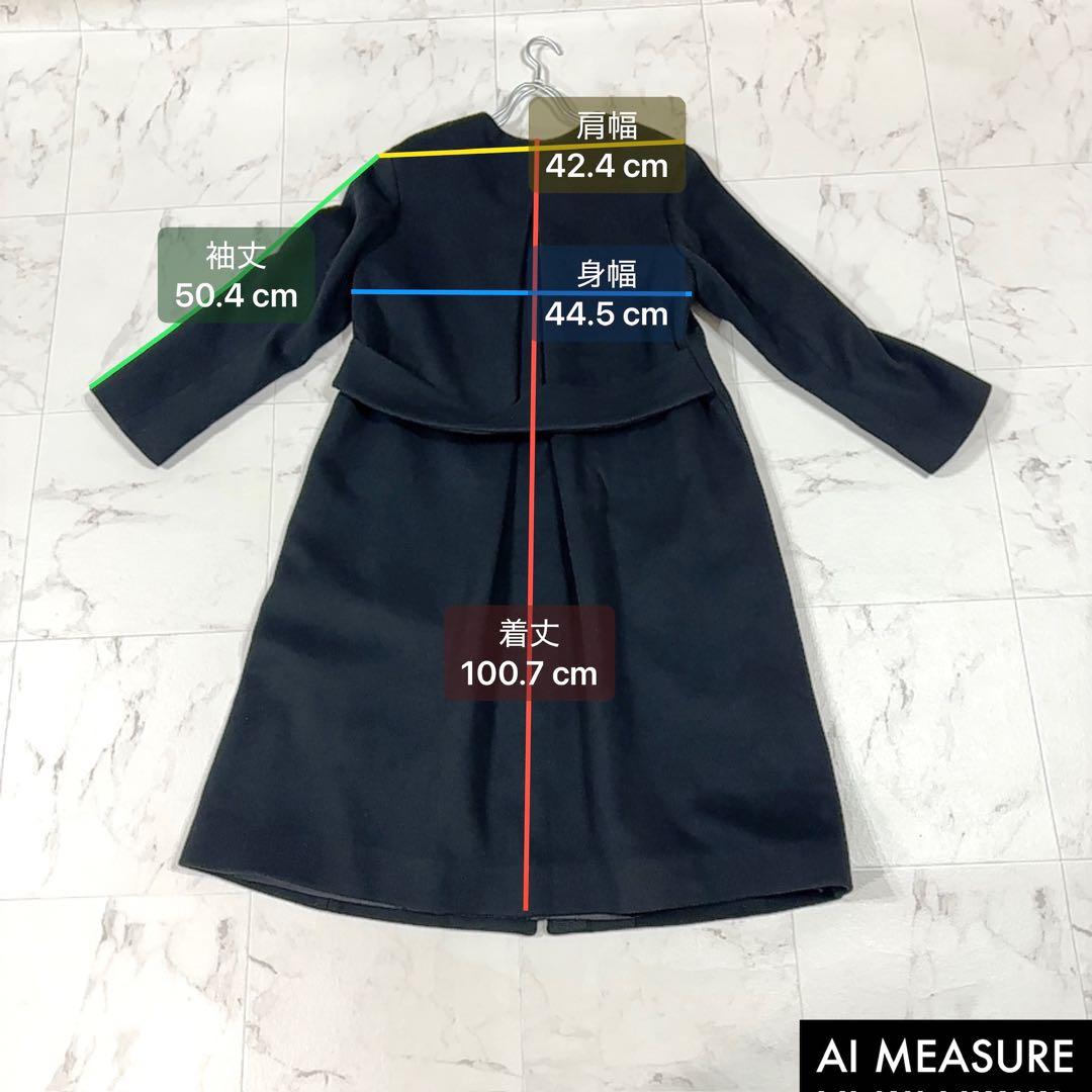 【美品】21年モデル CELFORD ノーカラーコート バッグベルト　S相当